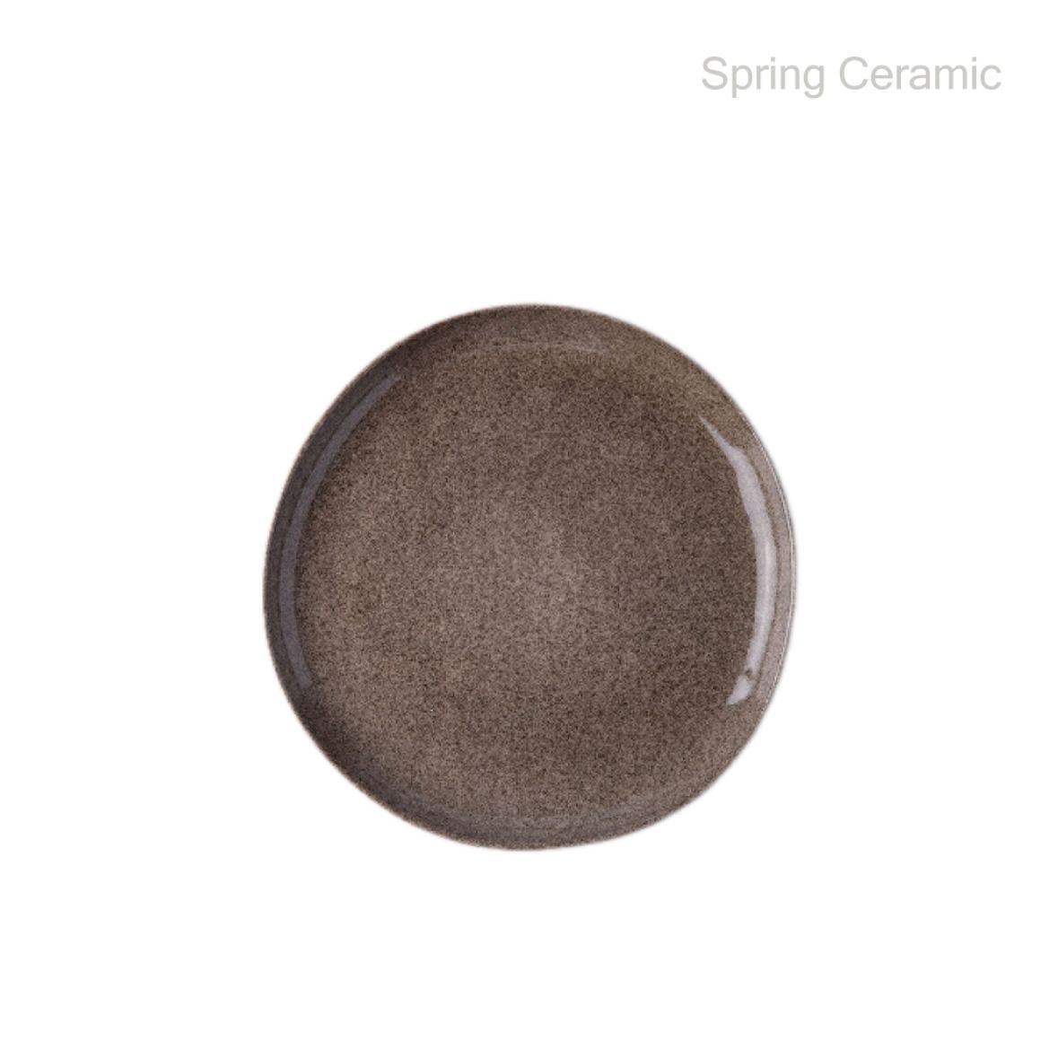 Ceramic Reactive Glaze Dinner Set Grey Color  SP2304-026 - SPRING CERAMIC