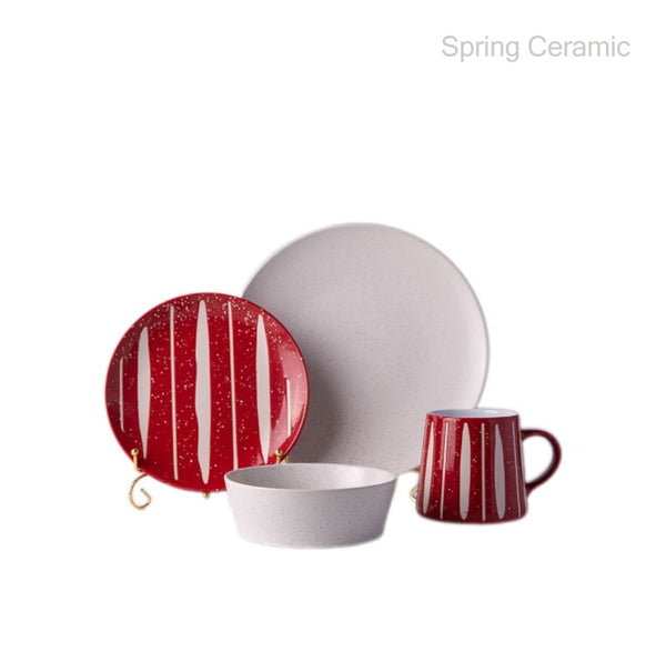 Ceramic Reactive Glaze Dinner Set  SP2304-022 - SPRING CERAMIC