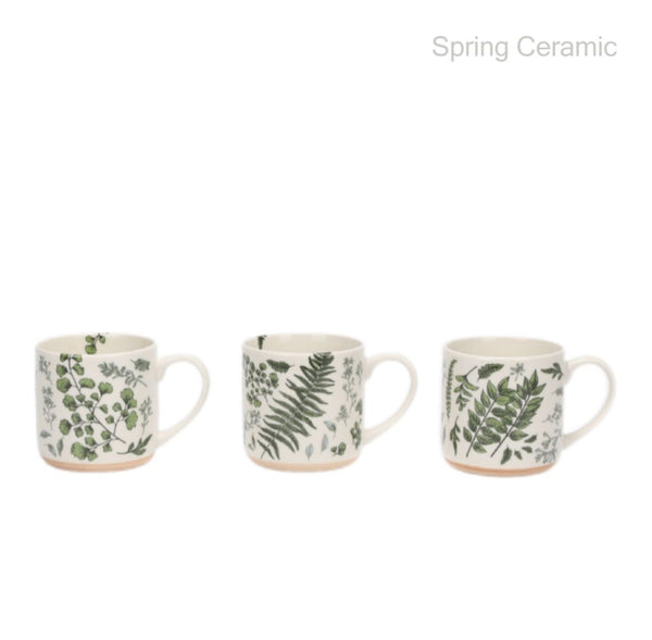 plant series,350ml ceramic mug,bottom makeup clay