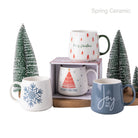 Double mold Christmas design cup - SPRING CERAMIC