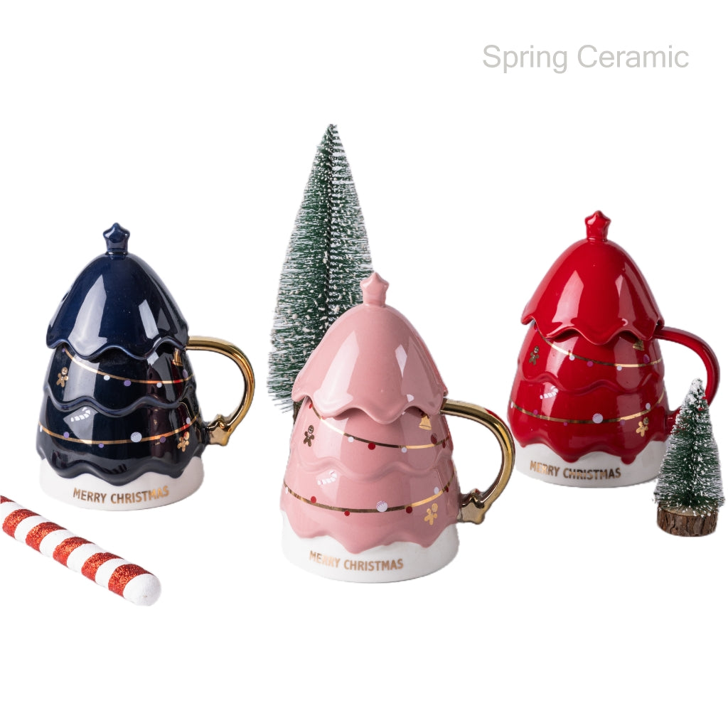 Spring Christmas Tree Shape mug - SPRING CERAMIC