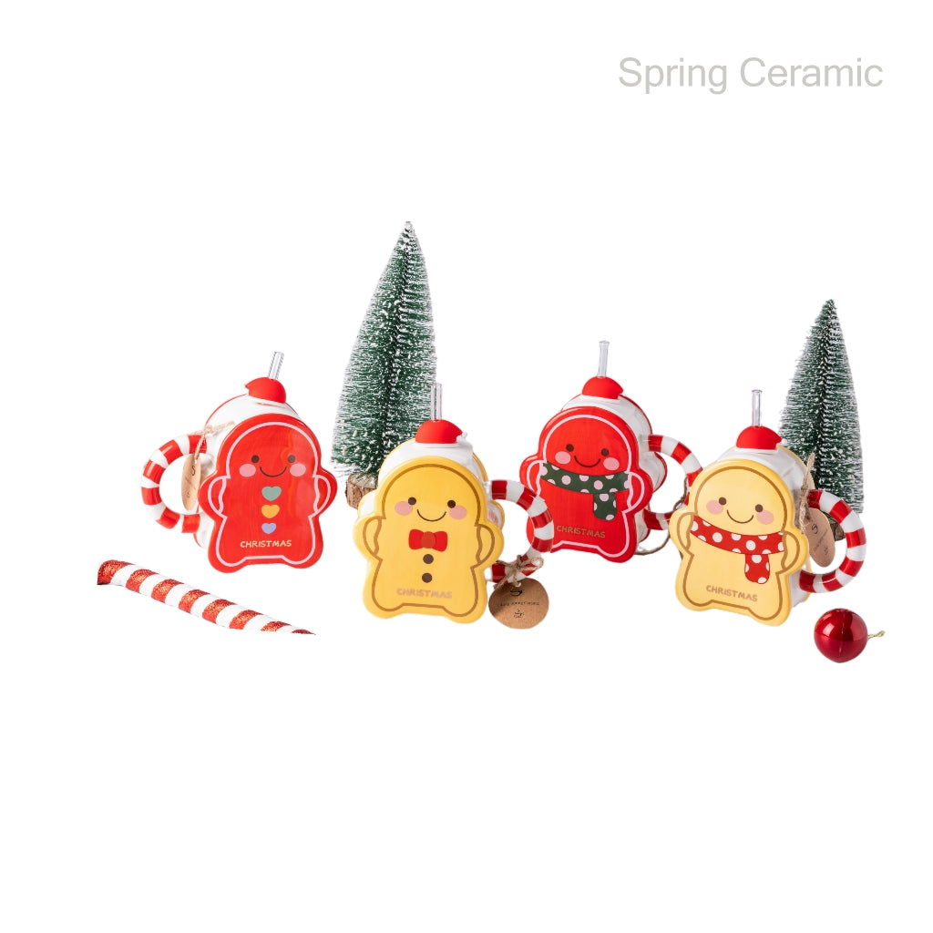 Spring gingerbread man shape mug - SPRING CERAMIC