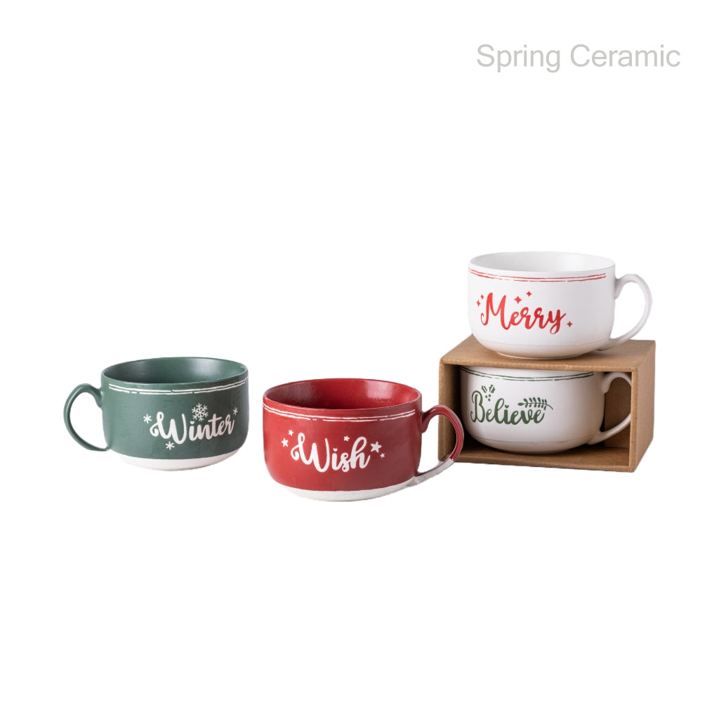 Silk design soup bowl - SPRING CERAMIC