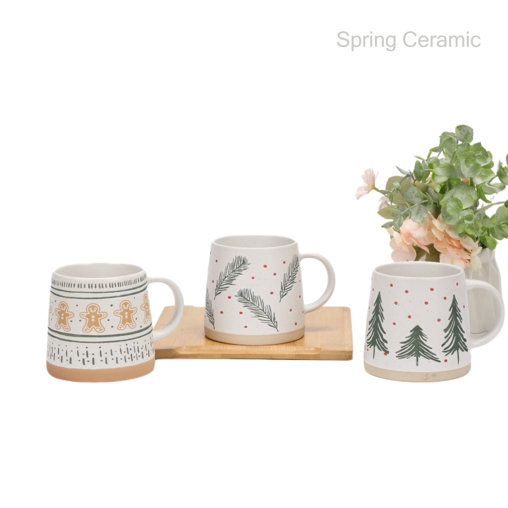 Double mould double color 425ml mug - SPRING CERAMIC