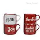 Christmas Stackable Ceramic Mug - SPRING CERAMIC