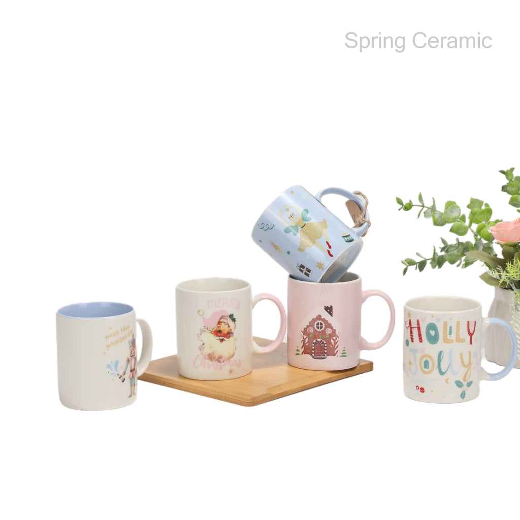 Multi design mug for Christmas - SPRING CERAMIC