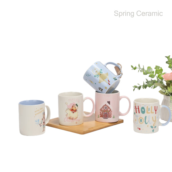 Multi design mug for Christmas - SPRING CERAMIC