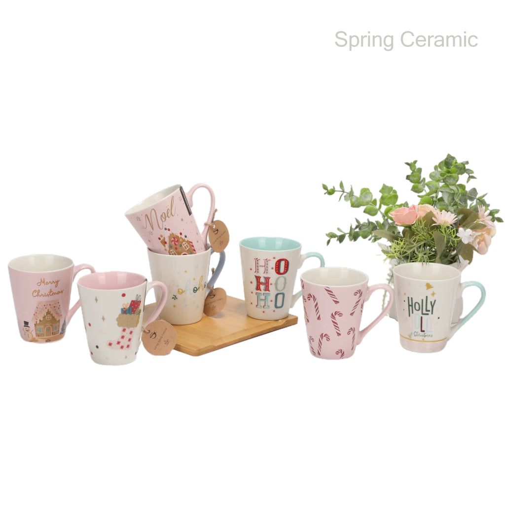 V Shape Ceramic Mug - SPRING CERAMIC