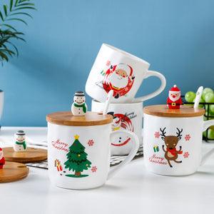 Ceramic Christmas Design Coffee Mug-SP2304-035