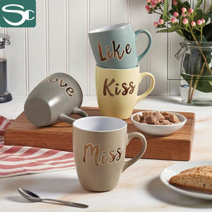 Like,Love,Kiss,Miss Ceramic Mug-SP2304-030