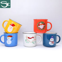 Load image into Gallery viewer, 400ML Ceramic Camping Mug for Christmas SP2304-038
