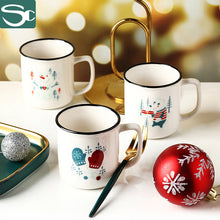 Load image into Gallery viewer, 400ml Ceramic Camping Mug for Christmas SP2304-032
